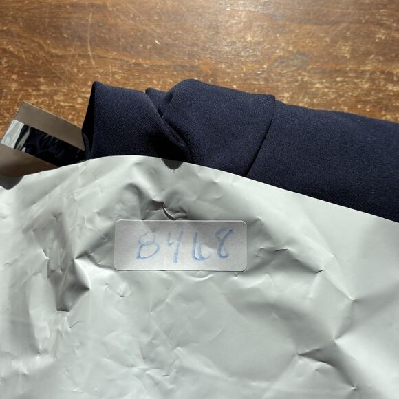 Gap Blazer Womens 8 Navy CL Academy Stretch Lined One Button Jacket Career - Picture 16 of 16